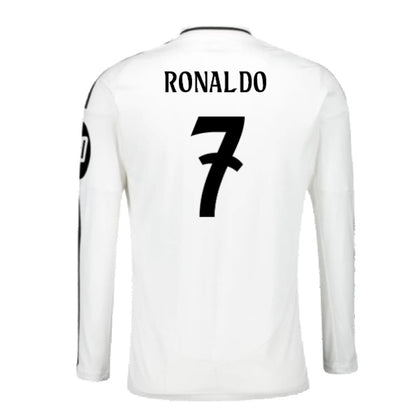 2024-2025 Real Madrid Long Sleeve Home Shirt (Ronaldo 7)_6