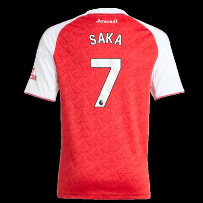 2025-2026 Arsenal Home Shirt (Kids) (Saka 7)_5