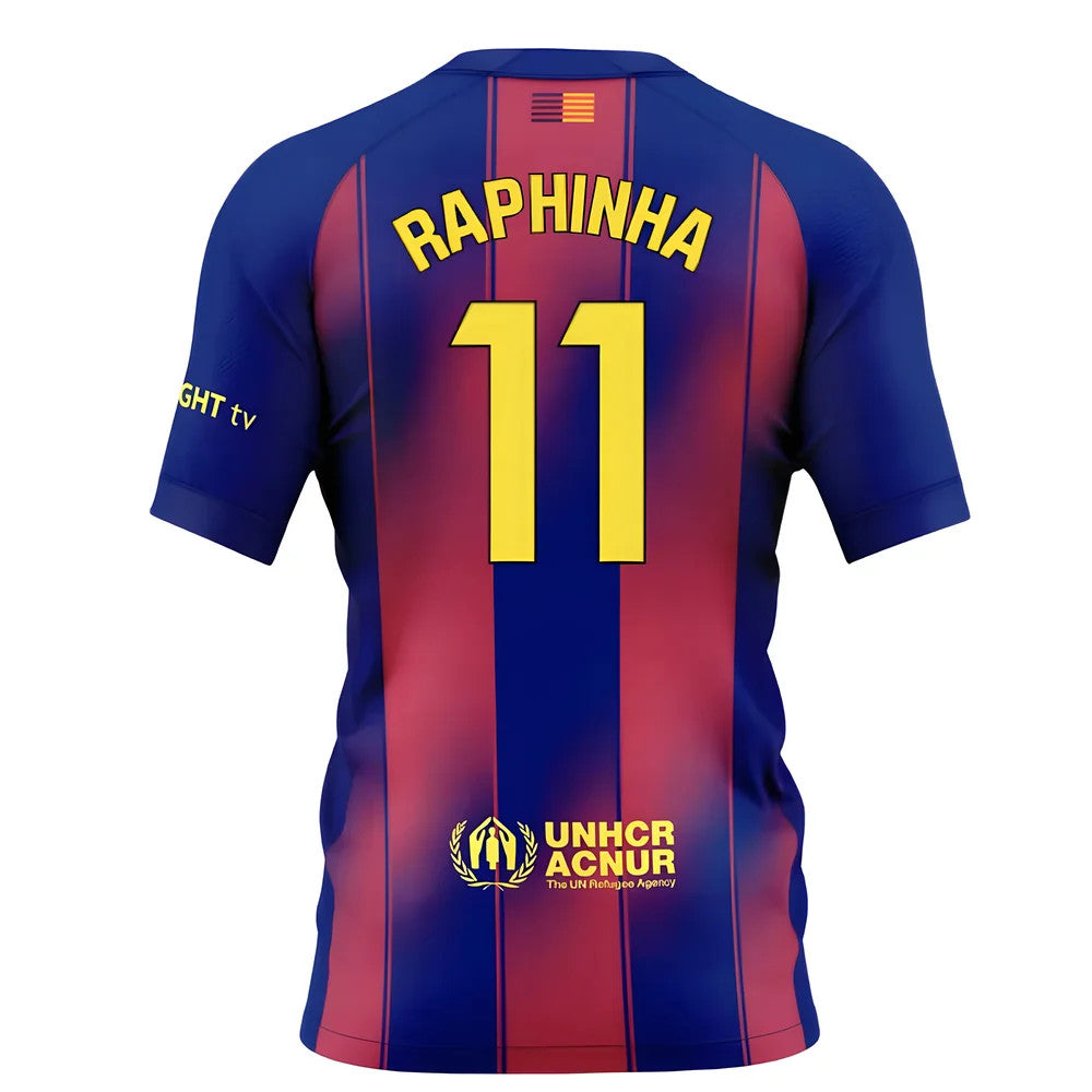 2025-2026 Barcelona Home Shirt (Kids) (Raphinha 11)_3
