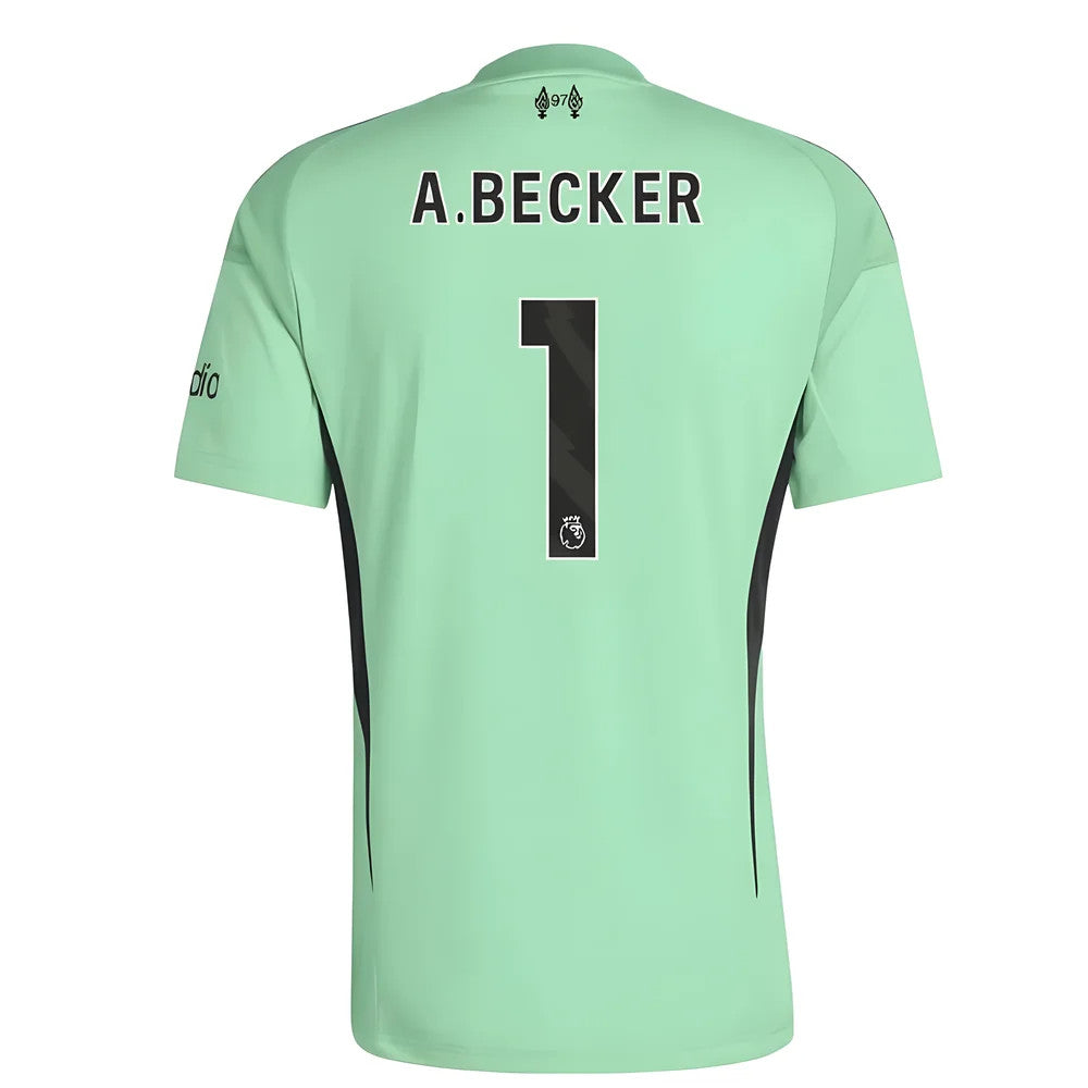 2025-2026 Liverpool Home Goalkeeper Shirt (Glory Mint) - Kids (A.Becker 1)_2