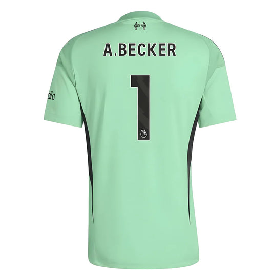 2025-2026 Liverpool Home Goalkeeper Shirt (Glory Mint) - Kids (A.Becker 1)_2