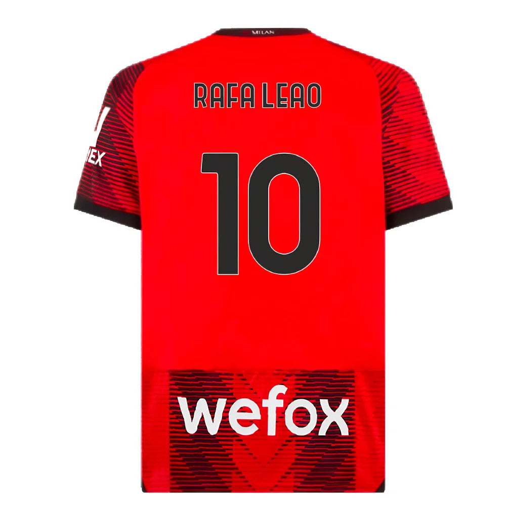 2023-2024 AC Milan Home Shirt (Rafa Leao 10)_4