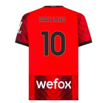 2023-2024 AC Milan Home Shirt (Rafa Leao 10)_4