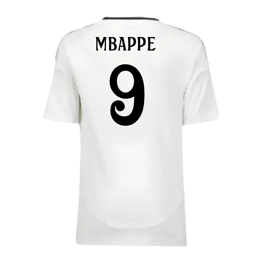 2024-2025 Real Madrid Home Youth Kit (Mbappe 9)_5