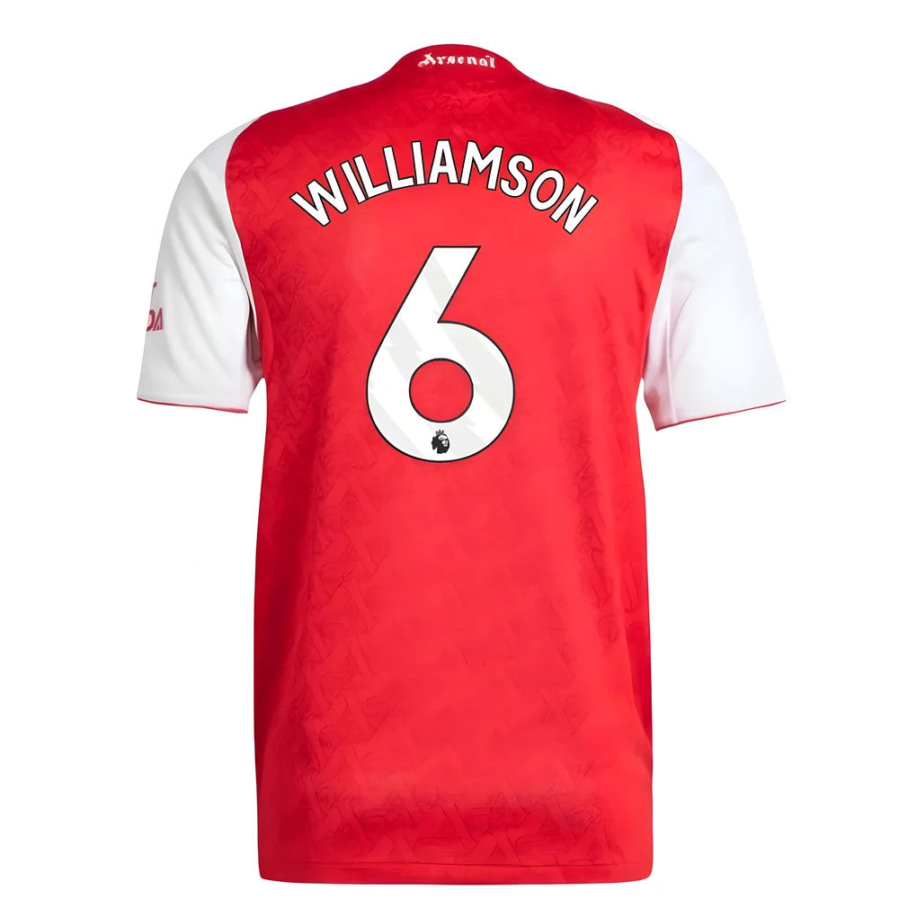 2025-2026 Arsenal Authentic Home Shirt (Williamson 6)_6