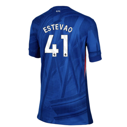 2025-2026 Chelsea Home Shirt (Kids) (Estevao 41)_5