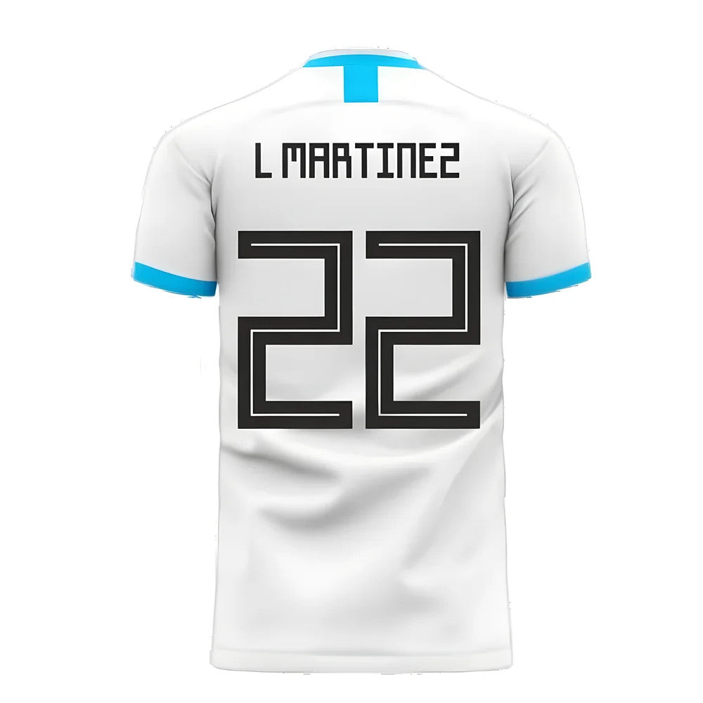 Argentina 2025-2026 Home Concept Football Kit (Libero) (L MARTINEZ 22)_2