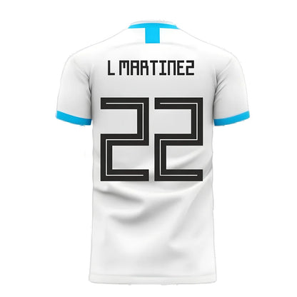Argentina 2025-2026 Home Concept Football Kit (Libero) (L MARTINEZ 22)_2