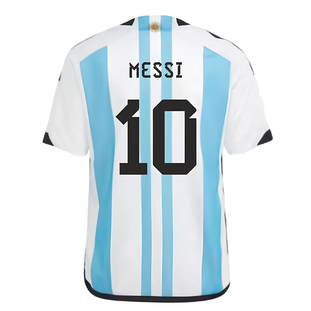 Argentina 2022 World Cup Winners Home Shirt - Kids (MESSI 10)_2