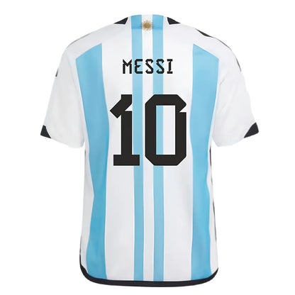 Argentina 2022 World Cup Winners Home Shirt - Kids (MESSI 10)_2