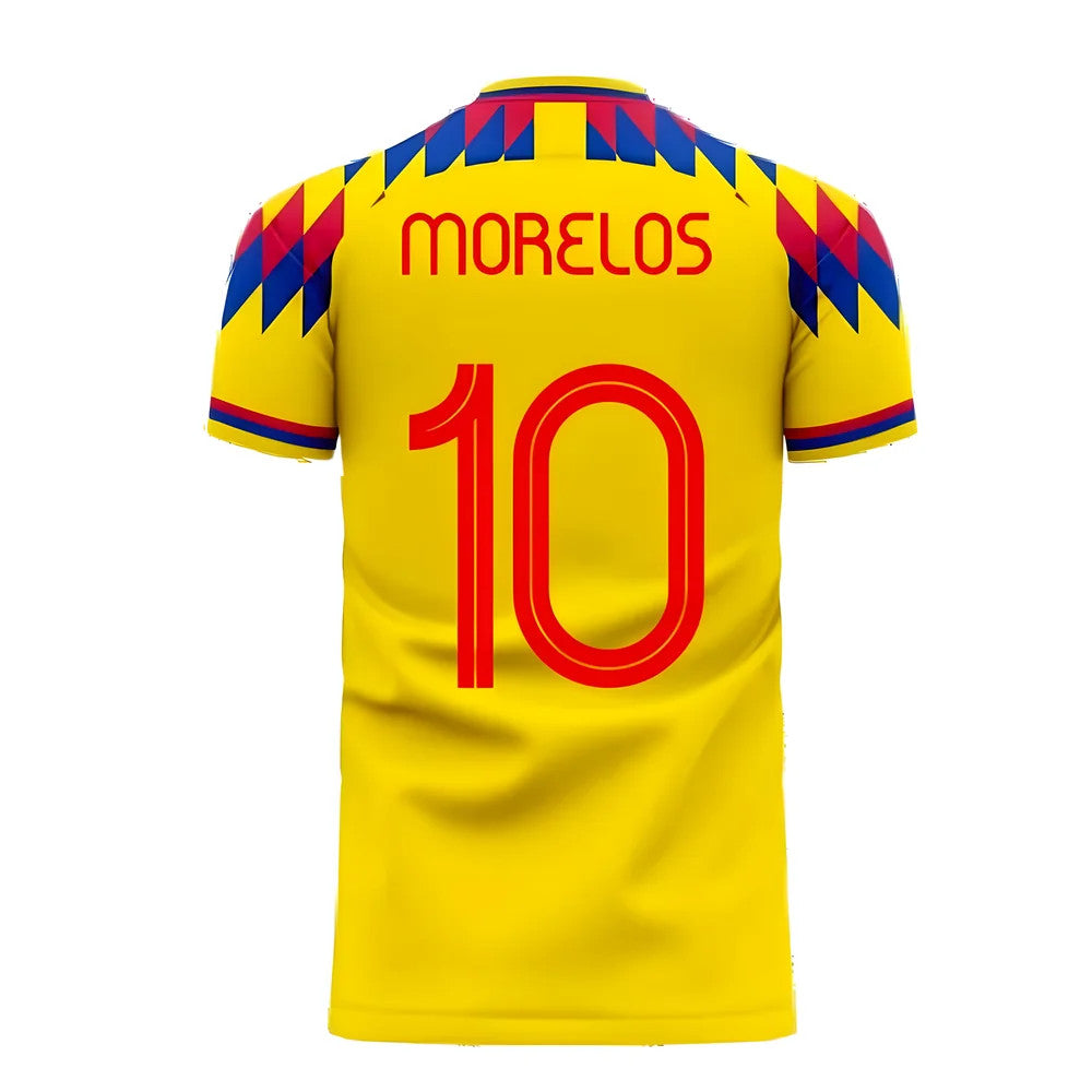 Colombia 2025-2026 Home Concept Football Kit (Libero) (MORELOS 10)_2