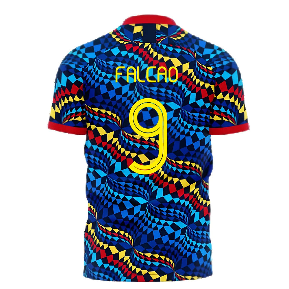  Colombia 2025-2026 Fourth Concept Football Kit (Libero) (FALCAO 9)_4