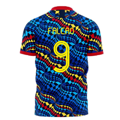  Colombia 2025-2026 Fourth Concept Football Kit (Libero) (FALCAO 9)_4