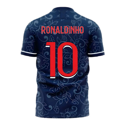Paris 2025-2026 Home Concept Football Kit (Libero) (RONALDINHO 10)_2