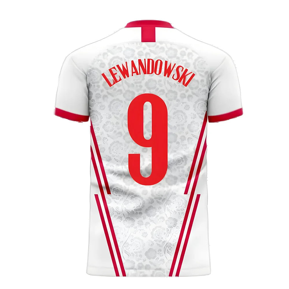 Poland 2025-2026 Home Concept Football Kit (Libero) (LEWANDOWSKI 9)_2