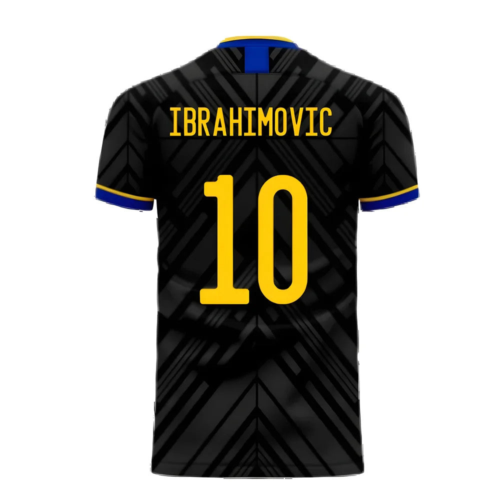 Sweden 2025-2026 Away Concept Football Kit (Libero) (IBRAHIMOVIC 10)_2