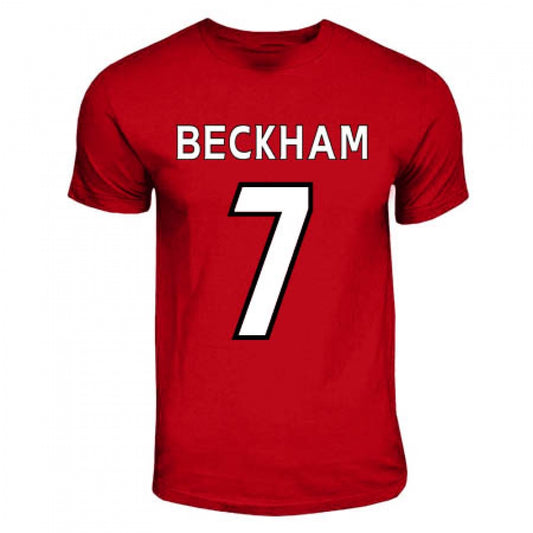 David Beckham Manchester United Hero T-shirt (red)_0