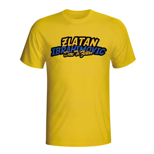 Zlatan Ibrahimovic Comic Book T-shirt (yellow) - Kids_0