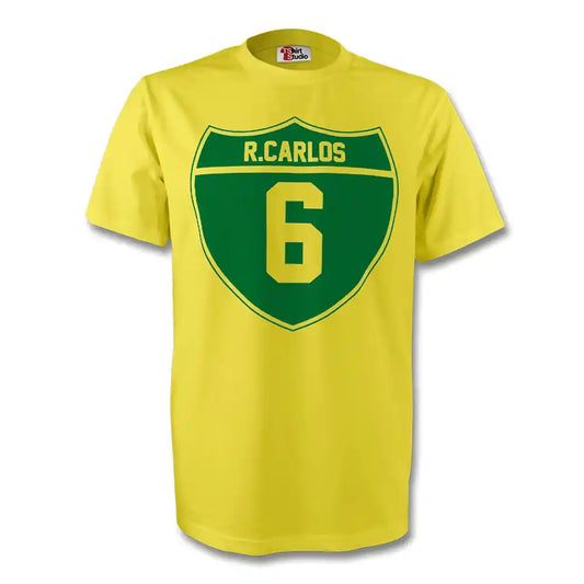Roberto Carlos Brazil Crest Tee (yellow) - Kids_0