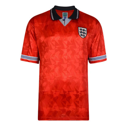 Score Draw England World Cup 1990 Away Shirt (Gascoigne 19)_1