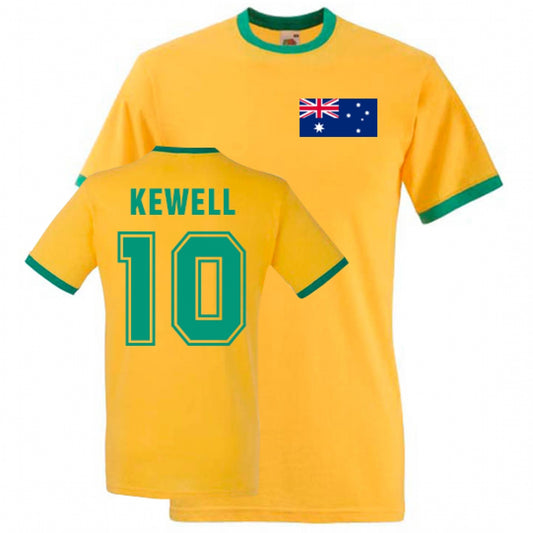 Harry Kewell Australia Ringer Tee (yellow)_0
