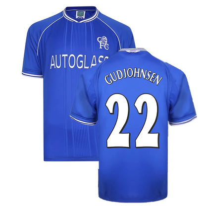 2000-2001 Chelsea Home Shirt (GUDJOHNSEN 22)_4