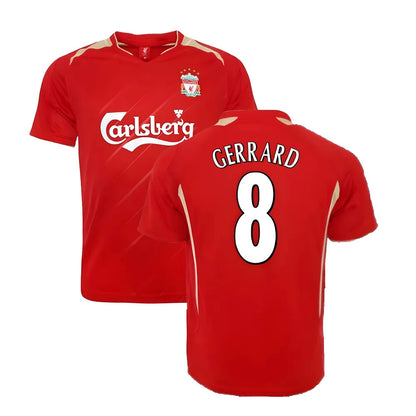2005-2006 Liverpool Home CL Retro Shirt (GERRARD 8)_4