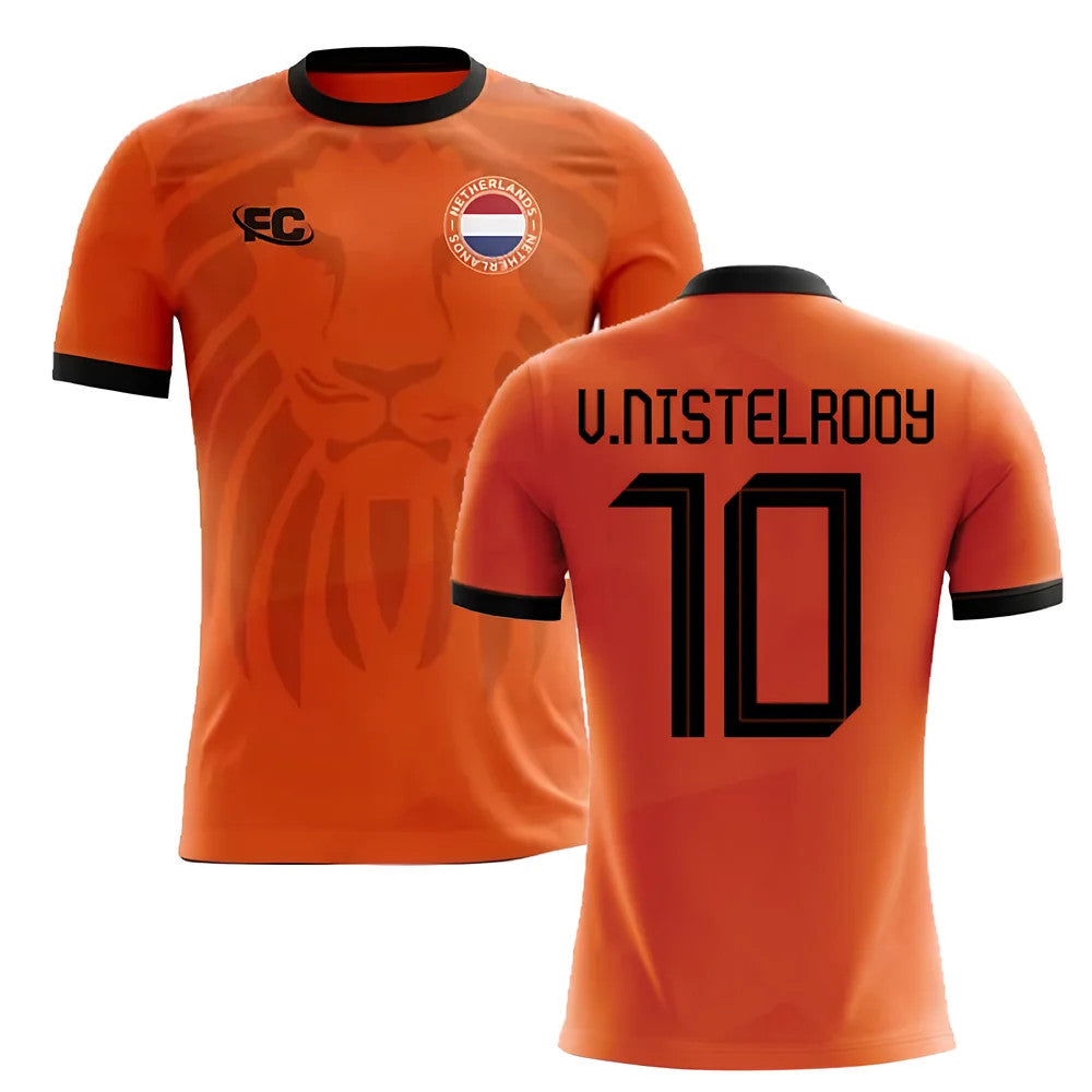 2018-2019 Holland Fans Culture Home Concept Shirt (V.NISTELROOY 10)_3