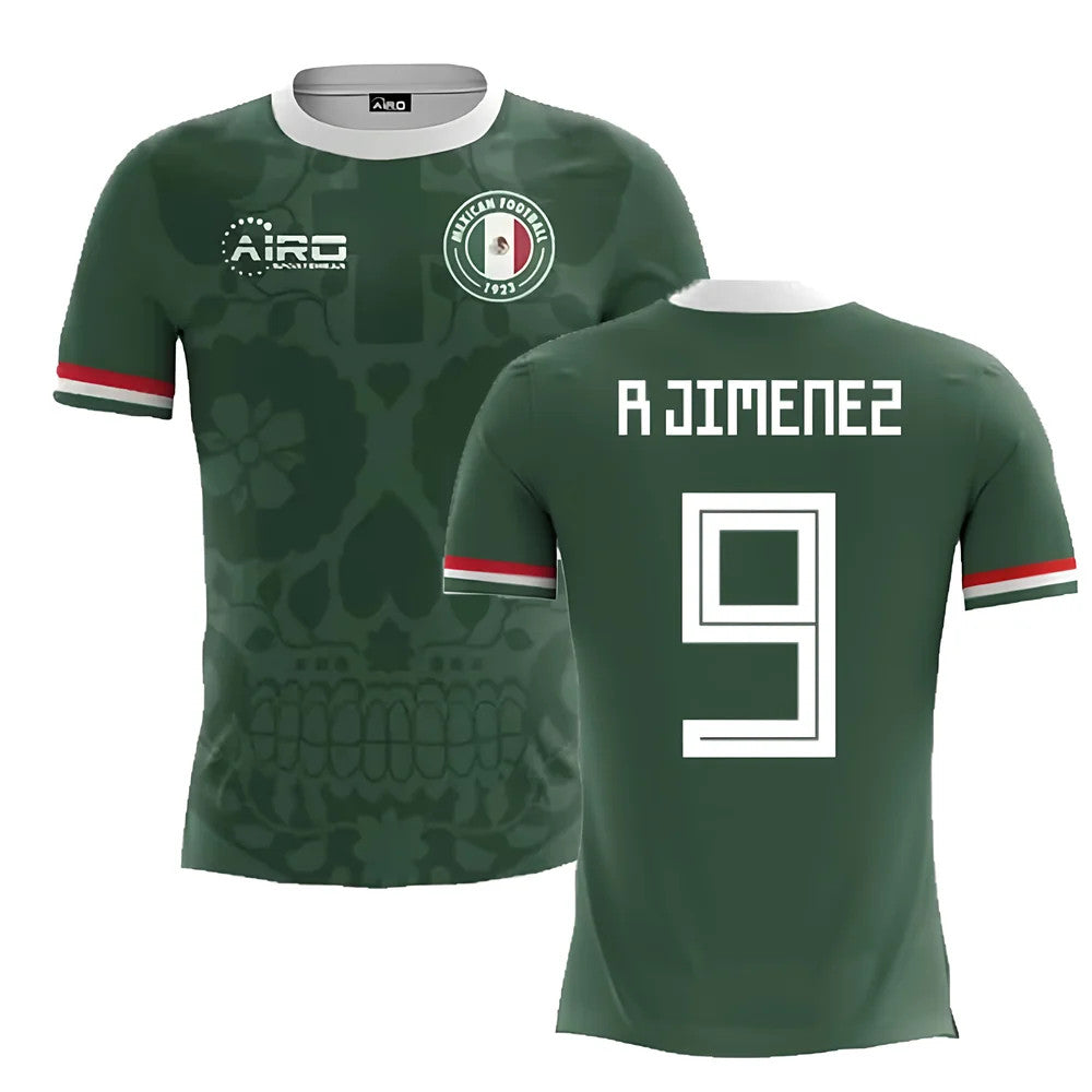 2025-2026 Mexico Home Concept Football Shirt (R.Jimenez 9)_3