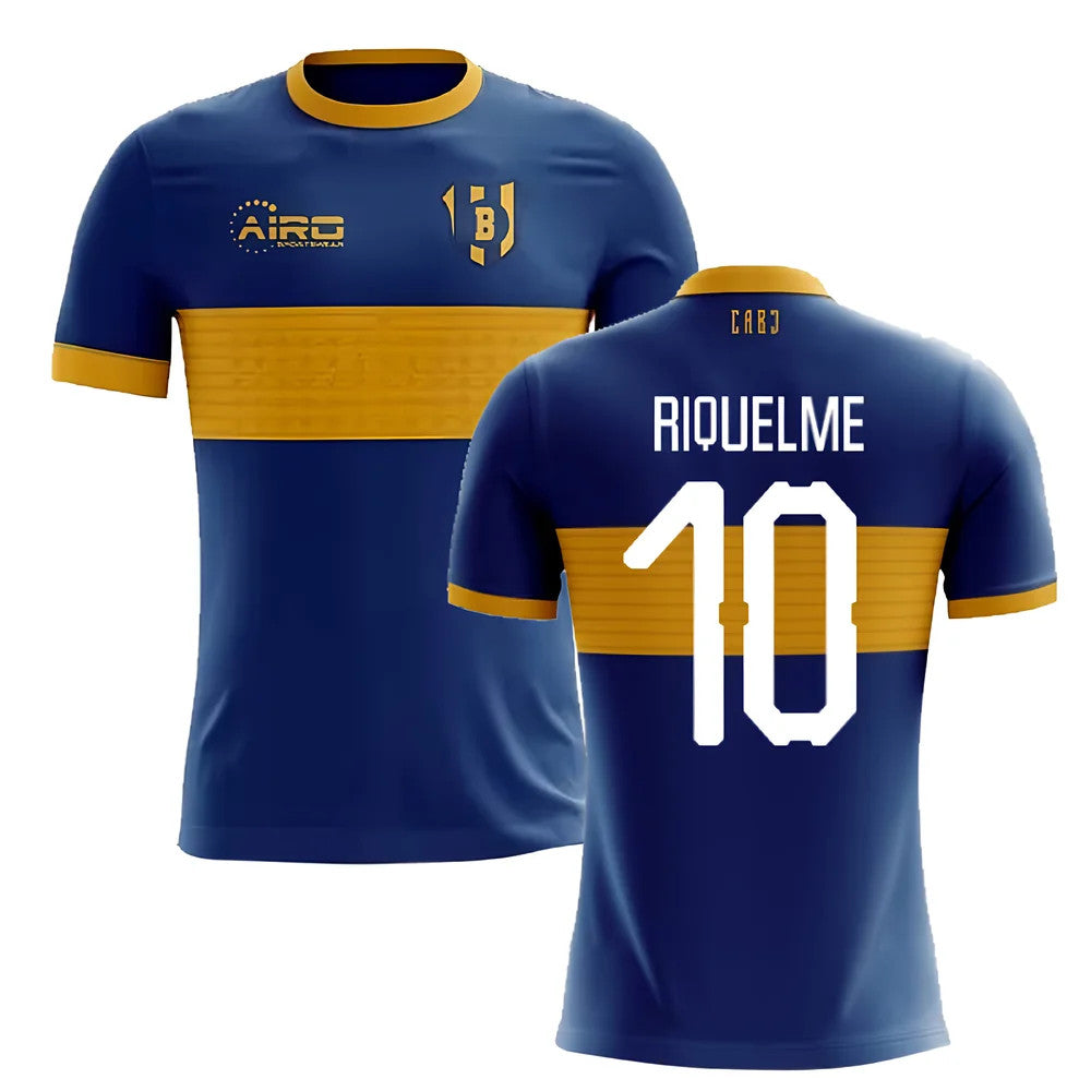2025-2026 Boca Juniors Home Concept Football Shirt (RIQUELME 10)_3