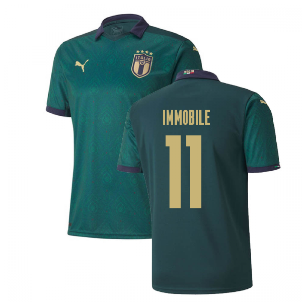 2019-2020 Italy Renaissance Third Puma Shirt (Kids) (Immobile 11)_3