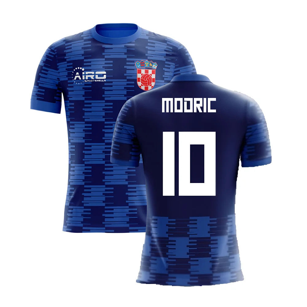 2025-2026 Croatia Away Concept Shirt (Modric 10) - Kids_4