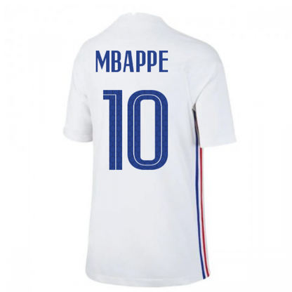 2020-2021 France Away Nike Football Shirt (Kids) (MBAPPE 10)_3