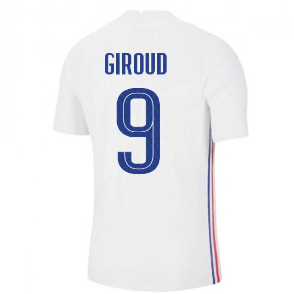 2020-2021 France Away Nike Vapor Match Shirt (GIROUD 9)_3