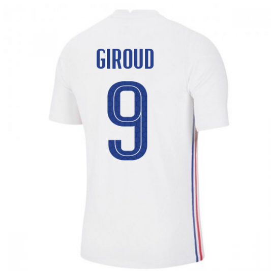 2020-2021 France Away Nike Vapor Match Shirt (GIROUD 9)_3