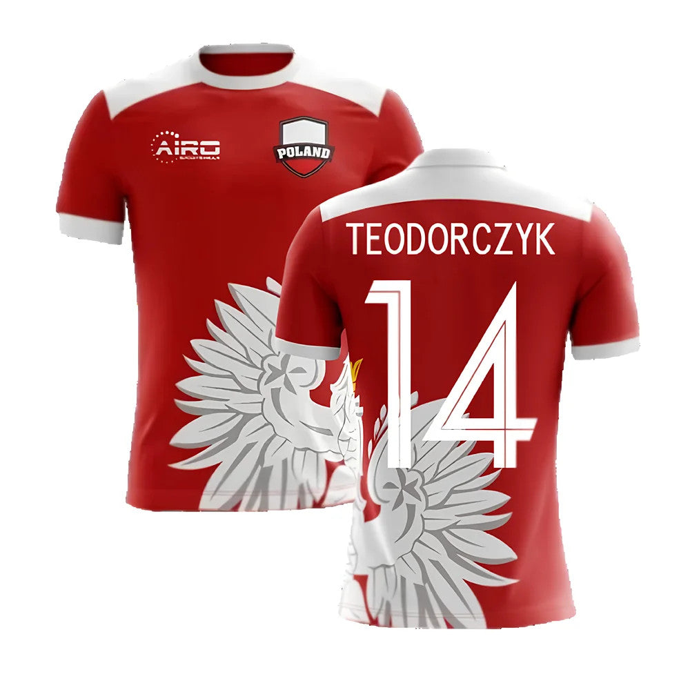 2025-2026 Poland Away Concept Football Shirt (Teodorczyk 14) - Kids_4