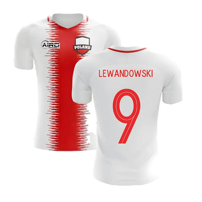 2025-2026 Poland Home Concept Football Shirt (Lewandowski 9) - Kids_4