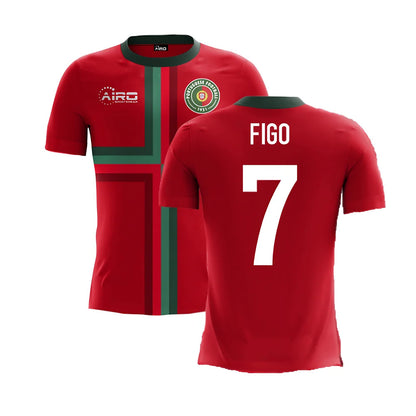 2025-2026 Portugal Airo Concept Home Shirt (Figo 7)_4