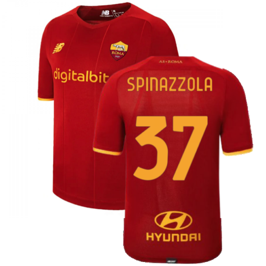 2021-2022 Roma Home Elite Shirt (SPINAZZOLA 37)_4
