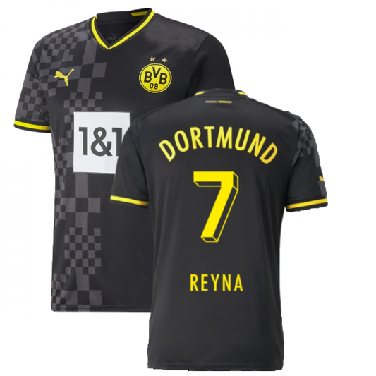 2022-2023 Borussia Dortmund Away Shirt (REYNA 7)_4