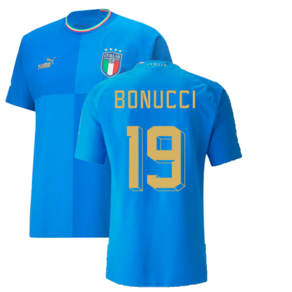 2022-2023 Italy Authentic Home Shirt (BONUCCI 19)_4