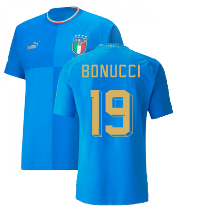 2022-2023 Italy Authentic Home Shirt (BONUCCI 19)_4