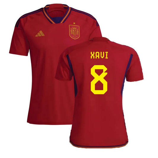 2022-2023 Spain Home Shirt (XAVI 8)_4