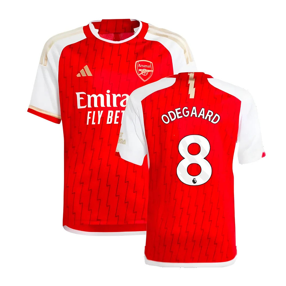 2023-2024 Arsenal Home Shirt (Kids) (Odegaard 8)_4
