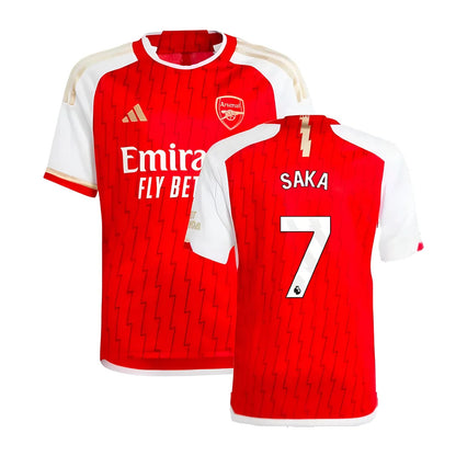 2023-2024 Arsenal Home Shirt (Kids) (Saka 7)_4