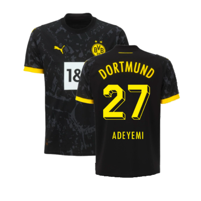 2023-2024 Borussia Dortmund Away Shirt (Adeyemi 27)_4