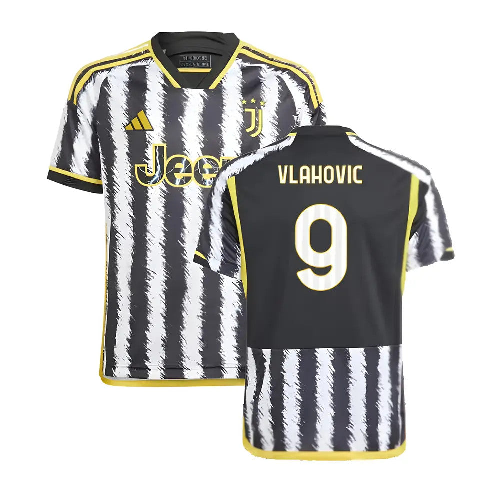 2023-2024 Juventus Home Shirt (Kids) (VLAHOVIC 9)_4