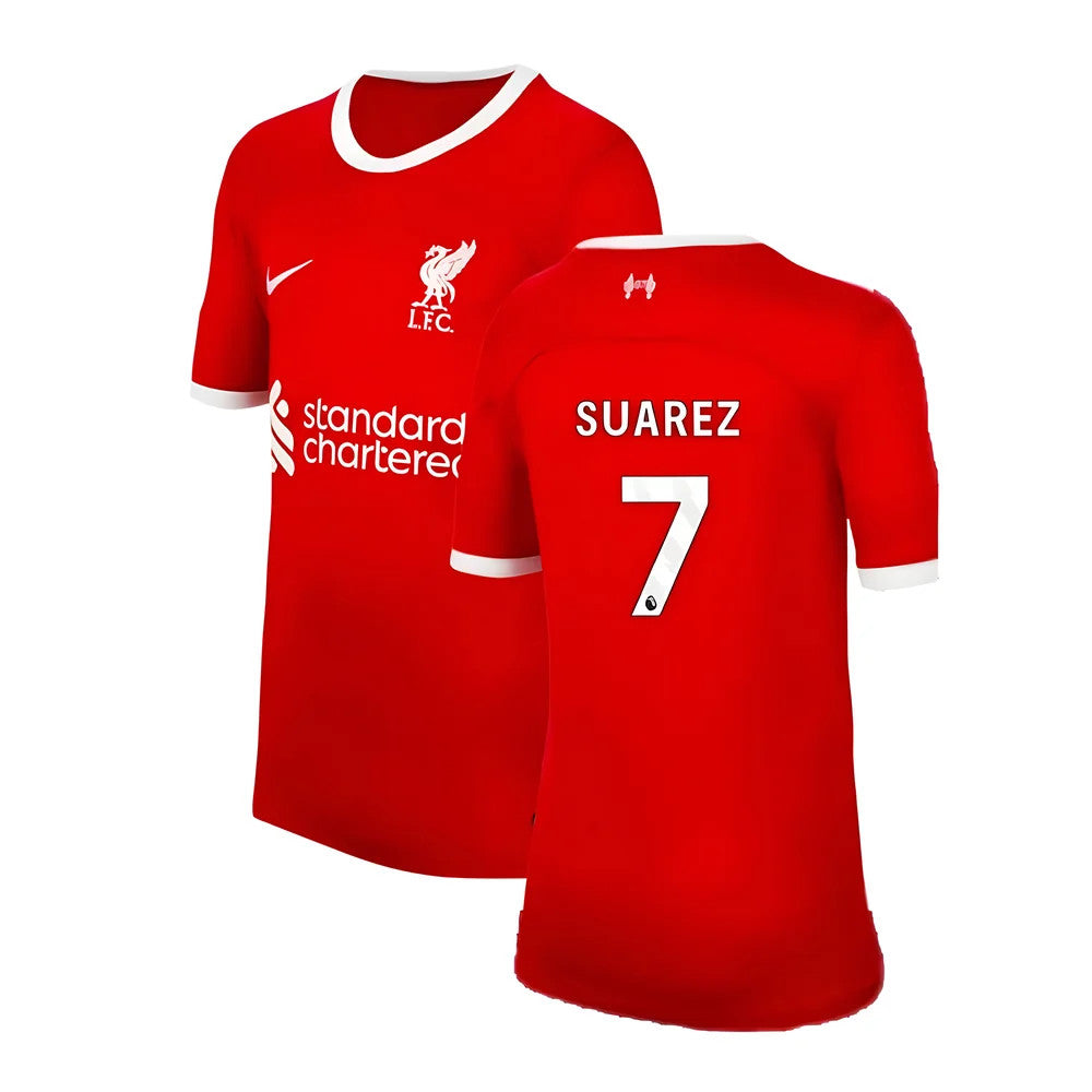 2023-2024 Liverpool Home Shirt (Kids) (Suarez 7)_4
