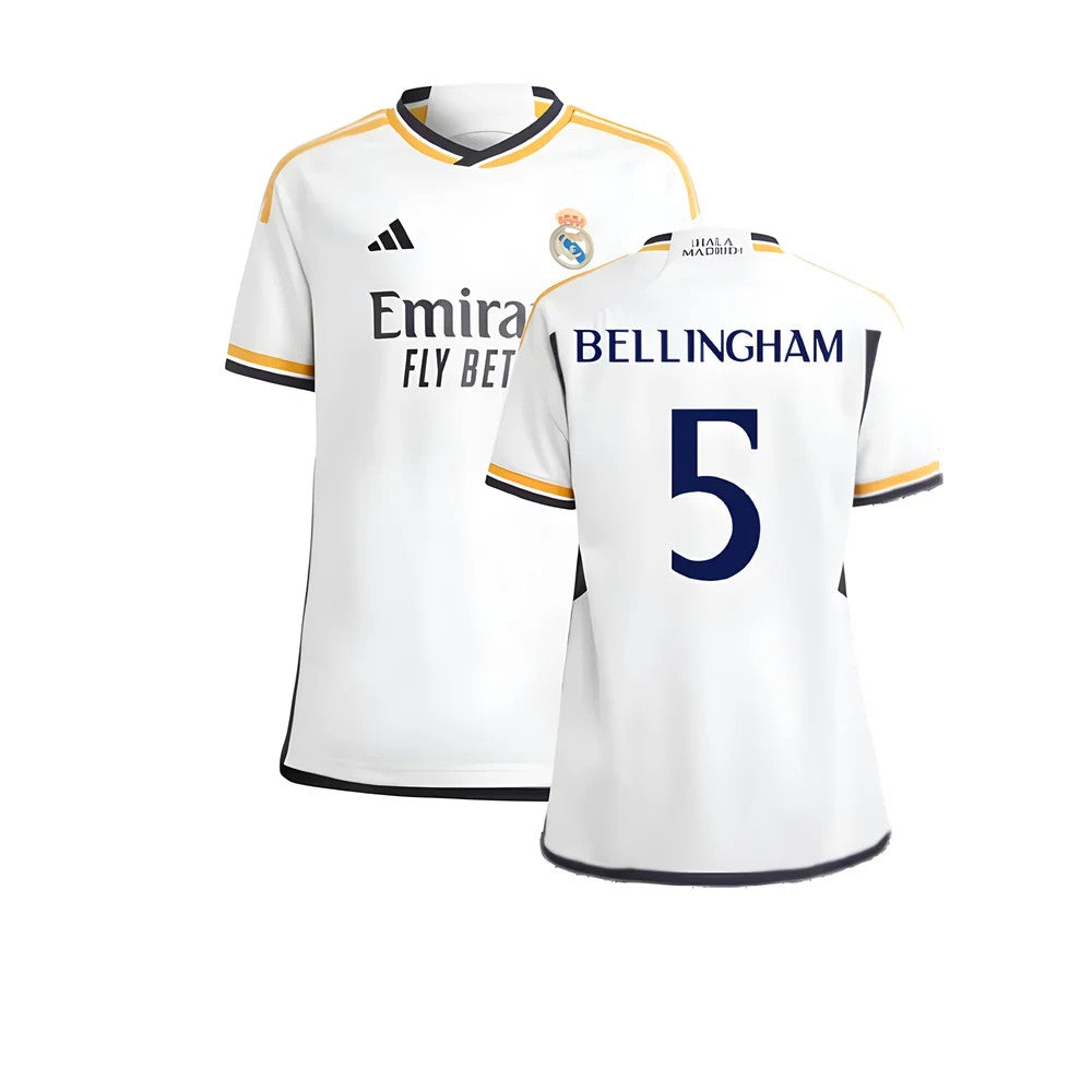2023-2024 Real Madrid Home Shirt (Kids) (Bellingham 5)_4