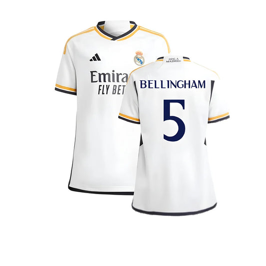 2023-2024 Real Madrid Home Shirt (Kids) (Bellingham 5)_4